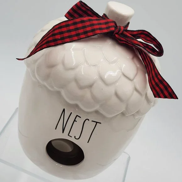 Rae Dunn Acorn Shaped NEST Birdhouse - NWOT - Picture 13 of 14